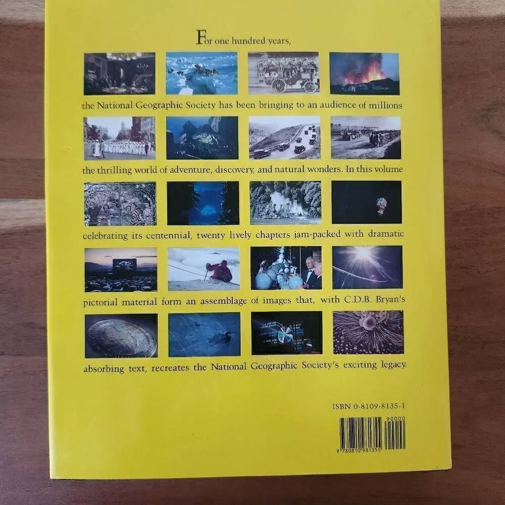 National Geographic hardback book 100 years of Adventure & Discovery C.D.B Bryan